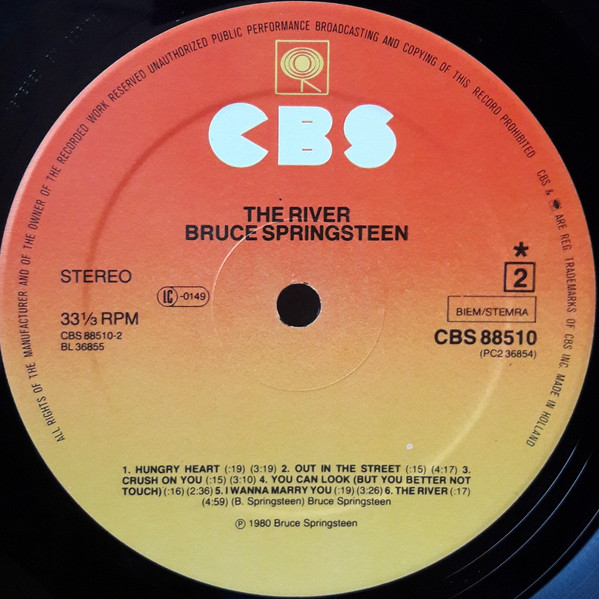 Bruce Springsteen - The River | CBS (CBS 88510) - 4