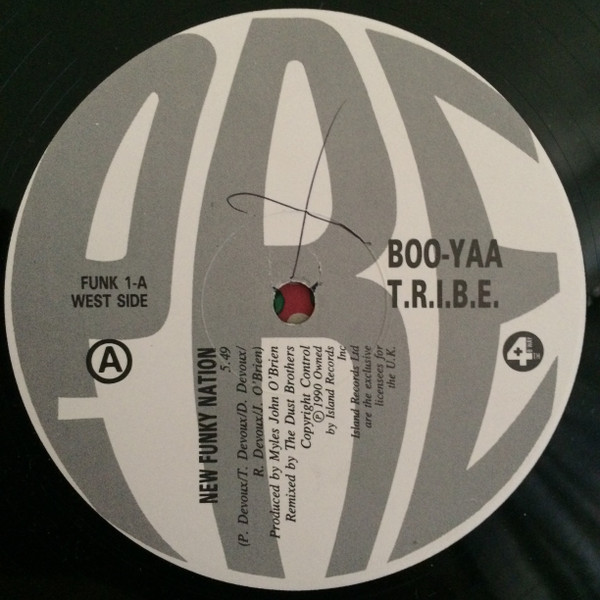 Boo-Yaa T.R.I.B.E. / X-Clan - New Funky Nation / Funkin' Lesson | 4th & Broadway (FUNK 1) - 3