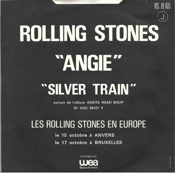The Rolling Stones - Angie | Rolling Stones Records (RS 19 105) - 2