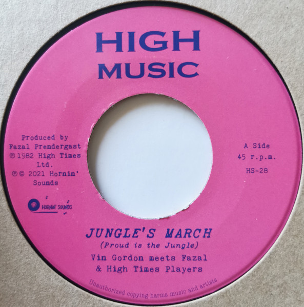 Vin Gordon meets Fazal Prendergast & High Times Players - Jungle's March (Proud Is The Jungle) | High Music (none) - 2 Vin Gordon meets Fazal Prendergast & High Times Players - Jungle's March (Proud Is The Jungle) | High Music (none) - 2
