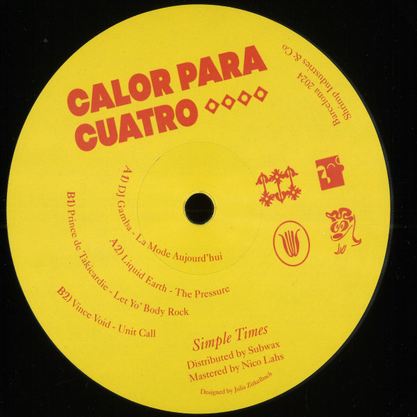 Various - Calor Para Cuatro | Simple Times (STS001)
