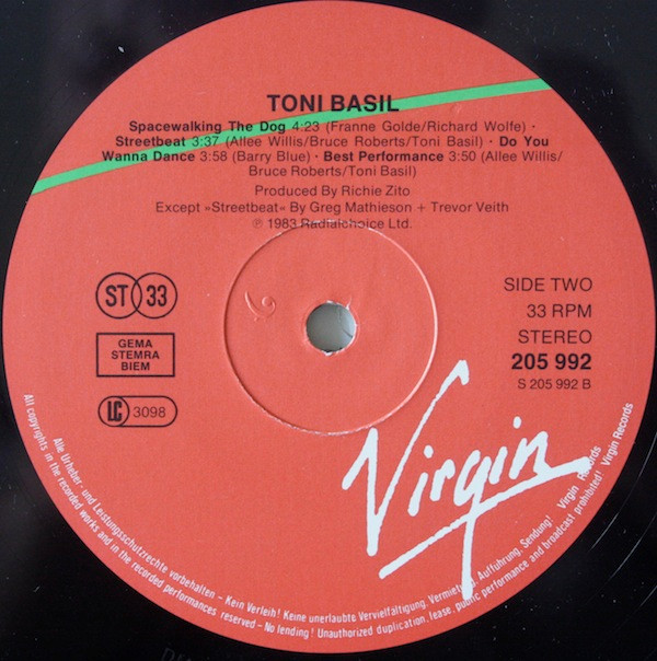 Toni Basil - Toni Basil | Virgin (205 992) - 4
