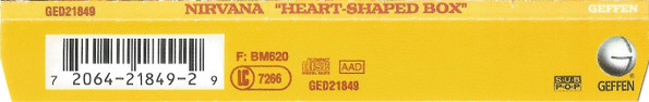 Nirvana - Heart-Shaped Box | Geffen Records (GED21849) - 2