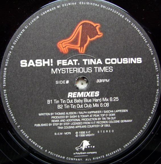 Sash! Feat. Tina Cousins - Mysterious Times (Remixes) | Mighty (M1003-1) - 4 Sash! Feat. Tina Cousins - Mysterious Times (Remixes) | Mighty (M1003-1) - 4