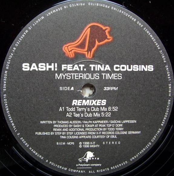Sash! Feat. Tina Cousins - Mysterious Times (Remixes) | Mighty (M1003-1) - 3 Sash! Feat. Tina Cousins - Mysterious Times (Remixes) | Mighty (M1003-1) - 3