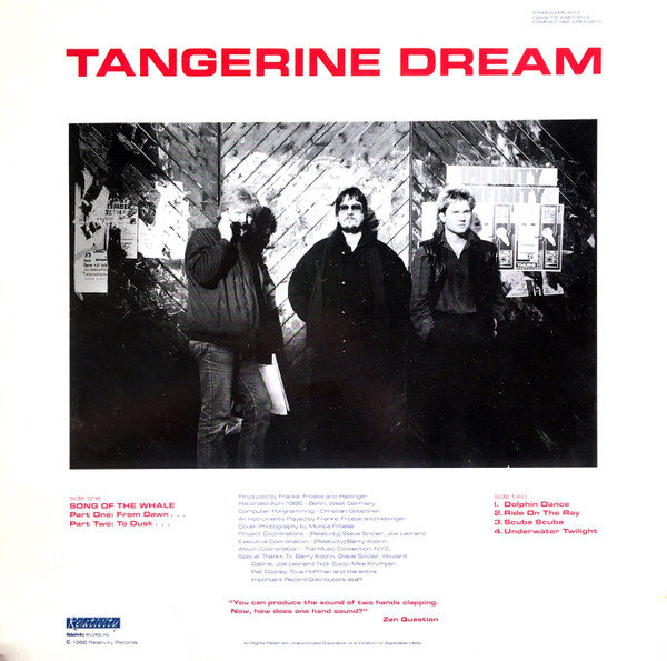 Tangerine Dream - Underwater Sunlight | Relativity (EMC 8113) - 2 Tangerine Dream - Underwater Sunlight | Relativity (EMC 8113) - 2