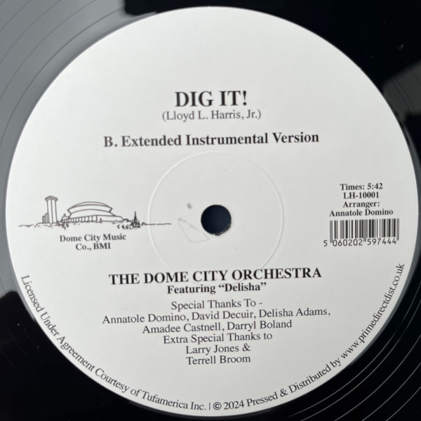 The Dome City Rock Orchestra Featuring Delisha Adams - Dig It! | Dome City Music Co. (LH-10001) - 2