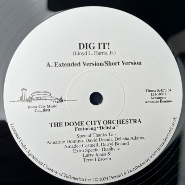 The Dome City Rock Orchestra Featuring Delisha Adams - Dig It! | Dome City Music Co. (LH-10001)