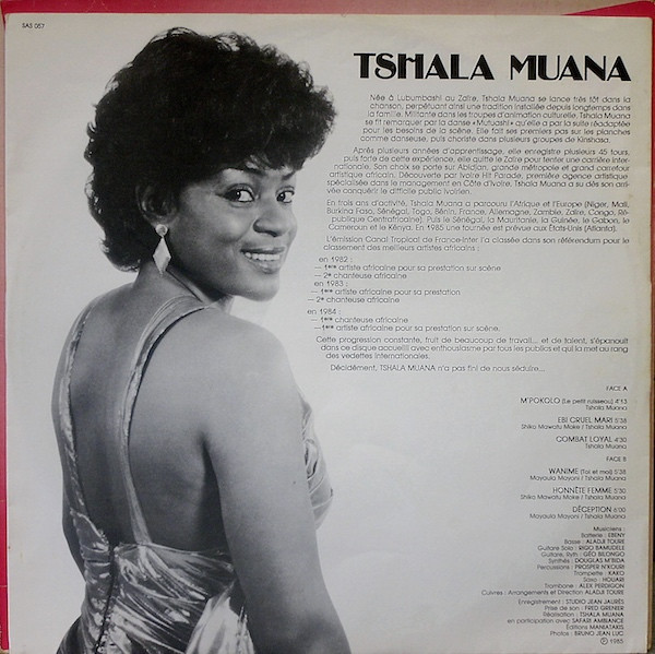 Tshala Muana - M'Pokolo | Safari Sound (SAS 057) - 3