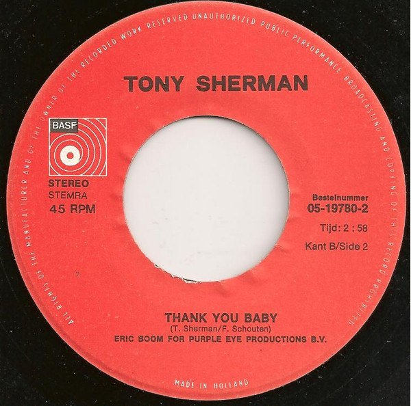 Tony Sherman - Sing With Me | BASF (05 19780 2) - 4 Tony Sherman - Sing With Me | BASF (05 19780 2) - 4