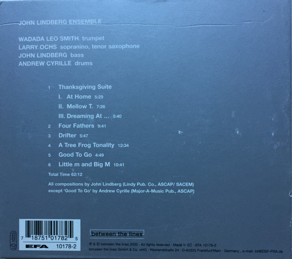 John Lindberg Ensemble - A Tree Frog Tonality | Between The Lines (btl 008) - 2 John Lindberg Ensemble - A Tree Frog Tonality | Between The Lines (btl 008) - 2