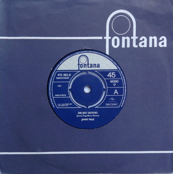 Jimmy Page - She Just Satisfies | Fontana (475 482-0)