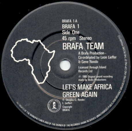 The Brafa Team - Let's Make Africa Green Again | Island Records (BRAFA 1)