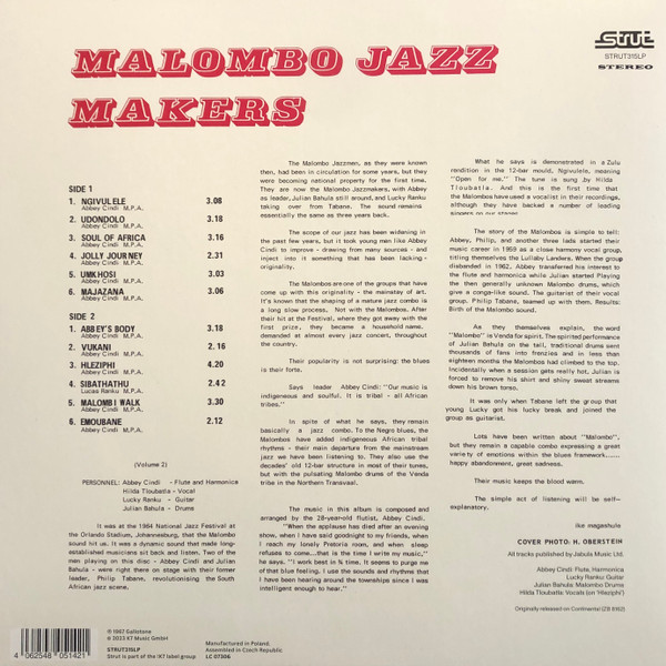 Malombo Jazz Makers - Malombo Jazz Makers Vol. 2 | Strut (STRUT315LP)