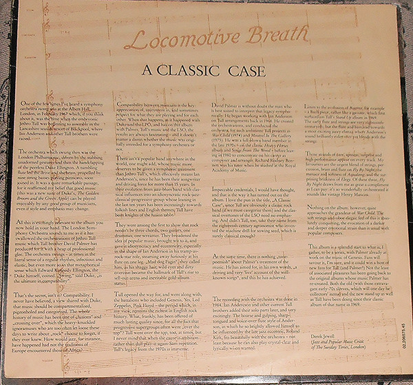 London Symphony Orchestra Featuring Ian Anderson - A Classic Case | Dacapo (02.206575.45) - 4