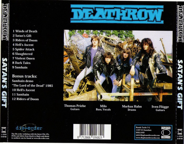 Deathrow - Satan's Gift | Displeased Records (D-00168) - 3