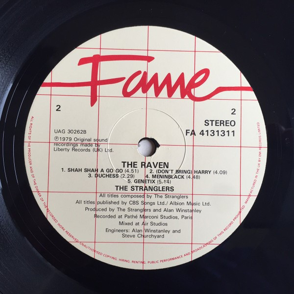 The Stranglers - The Raven | Fame (FA 41 3131 1) - 4