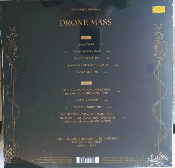 Jóhann Jóhannsson , ACME (American Contemporary Music Ensemble) & Theatre Of Voices , Paul Hillier - Drone Mass | Deutsche Grammophon (4837422) - main