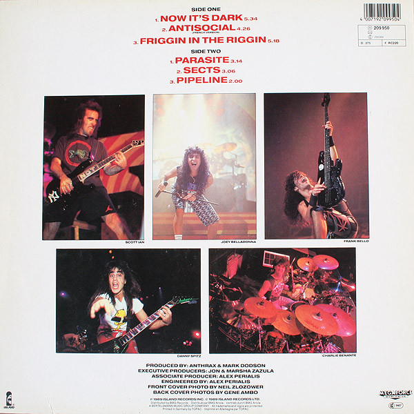 Anthrax - Penikufesin | Island Records (209 950) - 2