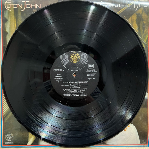 Elton John - Greatest Hits | DJM Records (DJL-7008) - 3
