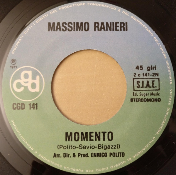 Massimo Ranieri - Via Del Conservatorio | CGD (CGD 141) - 4