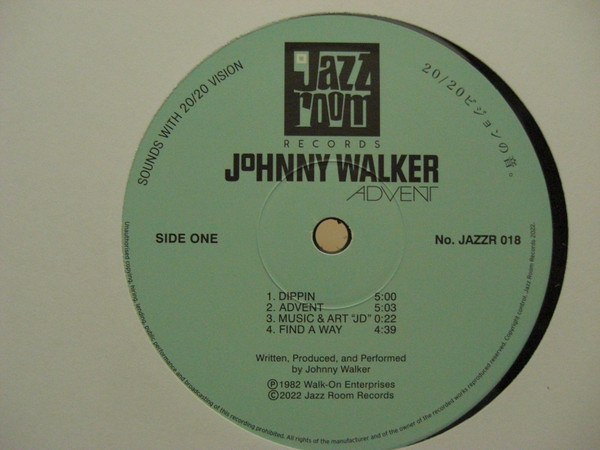 Johnny Walker - Advent | Jazz Room Records (JAZZR 018) - 3