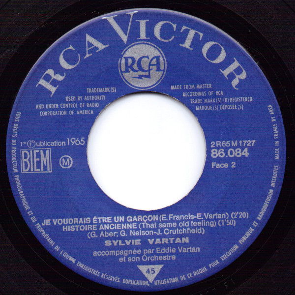 Sylvie Vartan - Dans Tes Bras | RCA Victor (86.084 M) - main