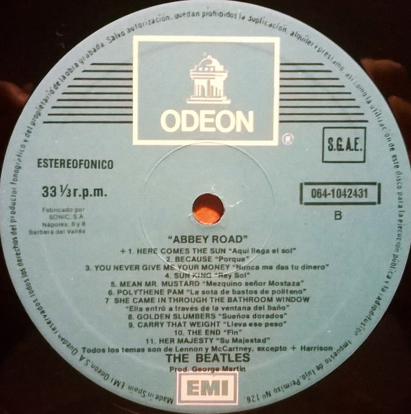 The Beatles - Abbey Road | Odeon (064-1042431) - 4