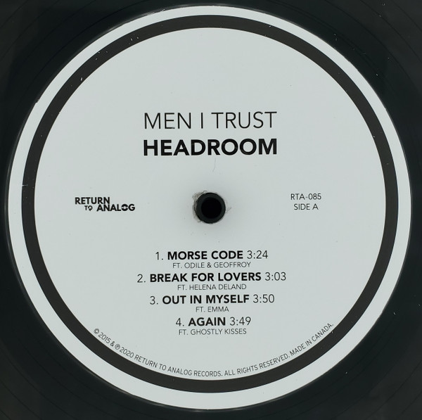 Men I Trust - Headroom | Return To Analog (RTA-085) - 4