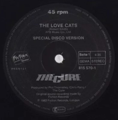 The Cure - The Love Cats | Fiction Records (815 570-1) - 3