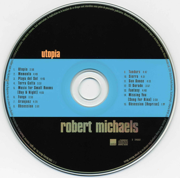 Robert Michaels - Utopia | WEA (2 24552) - 3