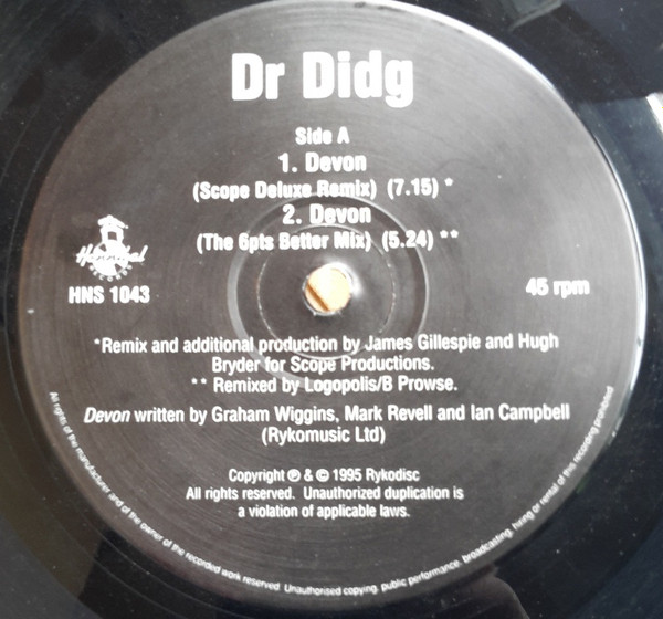 Dr. Didg - Devon | Hannibal Records (HNS 1043)