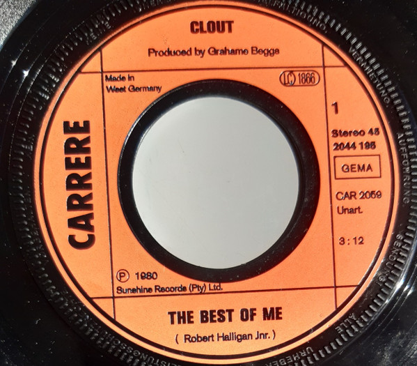 Clout - The Best Of Me | Carrere (2044 195) - 3
