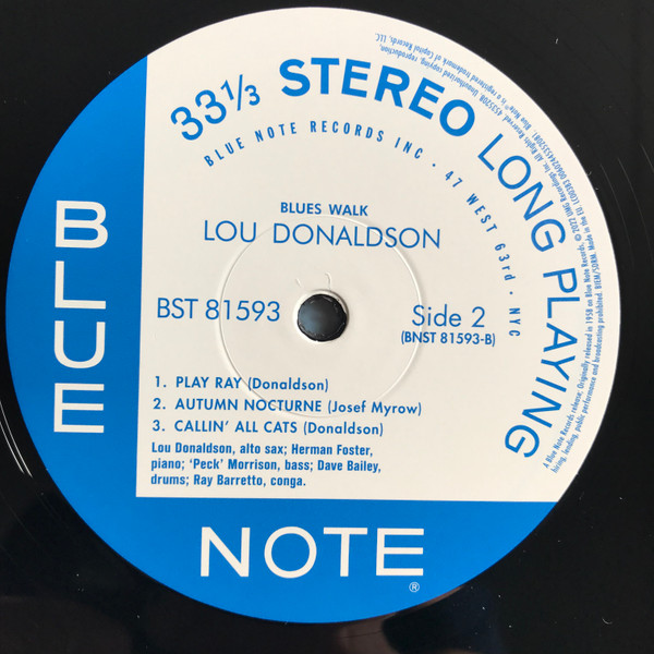 Lou Donaldson - Blues Walk | Blue Note (4535208) - 4