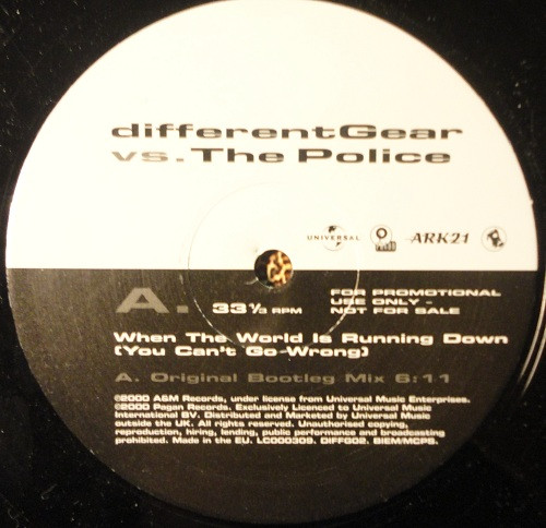 Different Gear Vs. The Police - When The World Is Running Down (You Can't Go Wrong) | Universal (DIFFG 02) - 2 Different Gear Vs. The Police - When The World Is Running Down (You Can't Go Wrong) | Universal (DIFFG 02) - 2