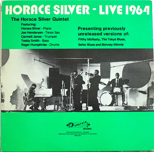 Horace Silver - Live 1964 | Emerald Records (EMR-1001) - main