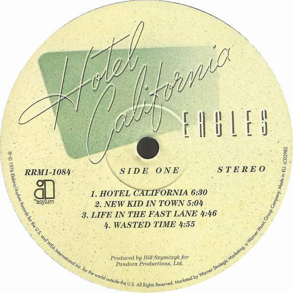 Eagles - Hotel California | Asylum Records (RRM1-1084) - 3
