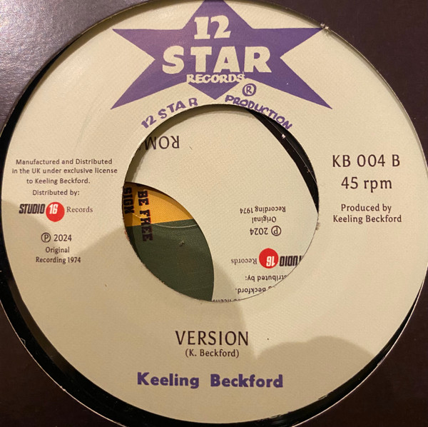 Keeling Beckford - Roman Soldiers | 12 Star Records (KB 004) - main