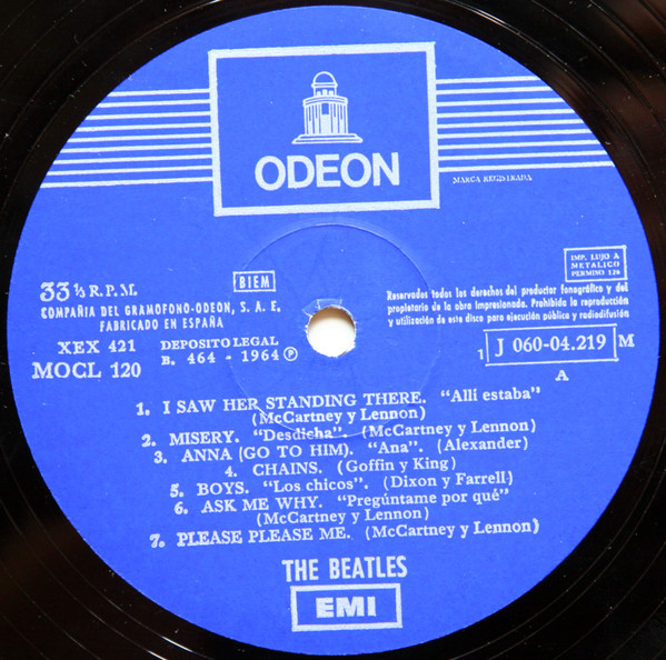 The Beatles - Please Please Me | Odeon (MOCL 120) - 3