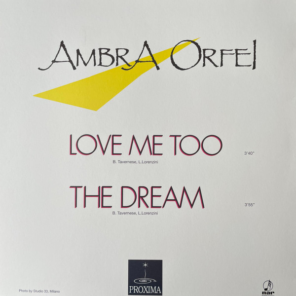 Ambra Orfei - Love Me Too | Proxima (PROXIMA002) - 2 Ambra Orfei - Love Me Too | Proxima (PROXIMA002) - 2