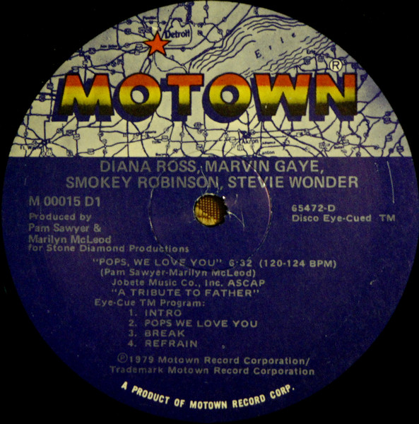 Diana Ross , Marvin Gaye , Smokey Robinson , Stevie Wonder - Pops, We Love You | Motown (M 00015D1) - 2 Diana Ross , Marvin Gaye , Smokey Robinson , Stevie Wonder - Pops, We Love You | Motown (M 00015D1) - 2