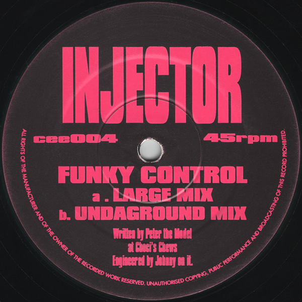 Injector - Funky Control | Cee Records (cee004) - main