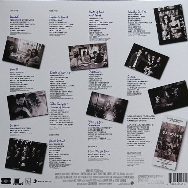 Various - Singles (Original Motion Picture Soundtrack) | Epic Soundtrax (88985315511) - 4