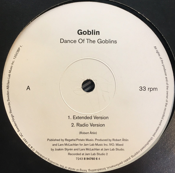Goblin - Dance Of The Goblins | Virgin (7243 8 94760 6 4)