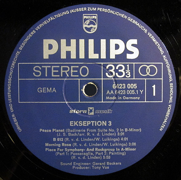 Ekseption - 3 | Philips (6423 005) - 4 Ekseption - 3 | Philips (6423 005) - 4