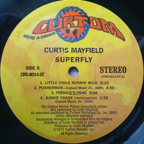 Curtis Mayfield - Super Fly | Curtom (CRS 8014 ST) - 3 Curtis Mayfield - Super Fly | Curtom (CRS 8014 ST) - 3
