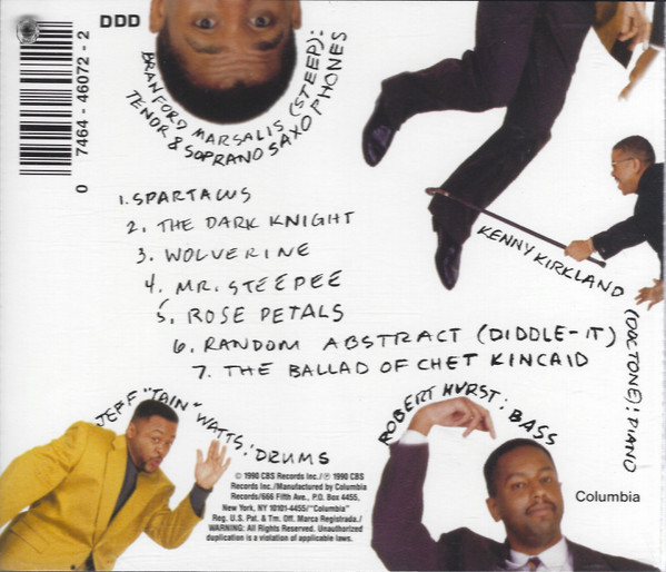 Branford Marsalis Quartet - Crazy People Music [CD] | Columbia (CK 46072) - 2