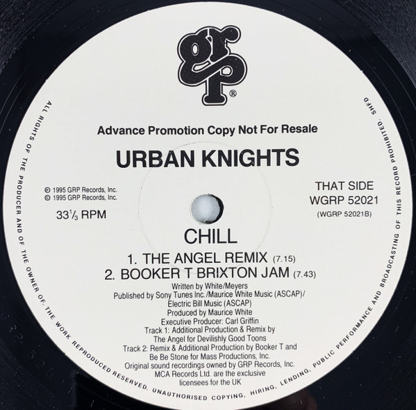 Urban Knights - Chill | GRP (WGRP 52021) - 2
