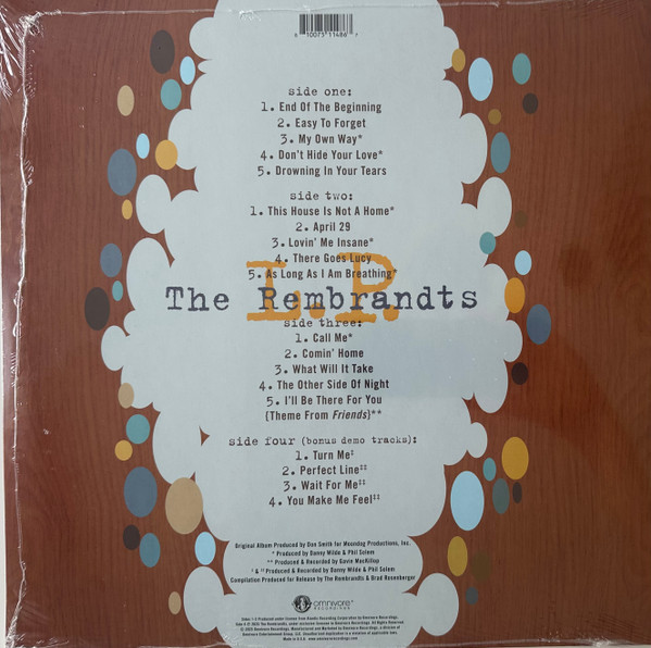 The Rembrandts - L.P. | Omnivore Recordings (OVLP-584) - 2 The Rembrandts - L.P. | Omnivore Recordings (OVLP-584) - 2