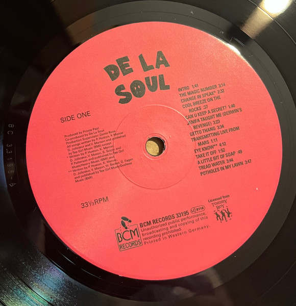 De La Soul - 3 Feet High And Rising | BCM Records (33195) - 2 De La Soul - 3 Feet High And Rising | BCM Records (33195) - 2